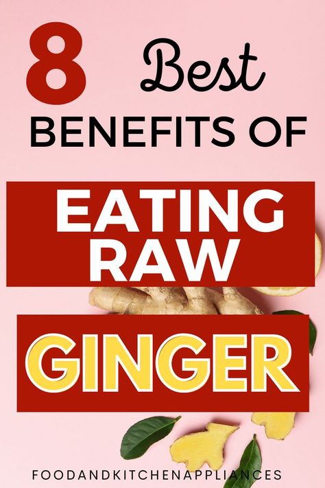 Raw Ginger Benefits, Eating Raw Ginger, Benefits Of Fresh Ginger, Ginger Root Recipes, Ginger For Nausea, Leaky Gut Supplements, Gut Supplements, Ginger Uses, How To Eat Ginger