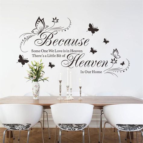 lovely warm family quote wall stickers Flower Butterfly 8311 DIY home decals vinyl art room mural posters adesivos de paredes Wall Stickers Quotes, Flower Bedroom, Wall Decals For Bedroom, Inspirational Wall Decor, Living Room Background, Wall Stickers Home Decor, Butterfly Wall Stickers, Wall Stickers Living Room, Wall Stickers Home