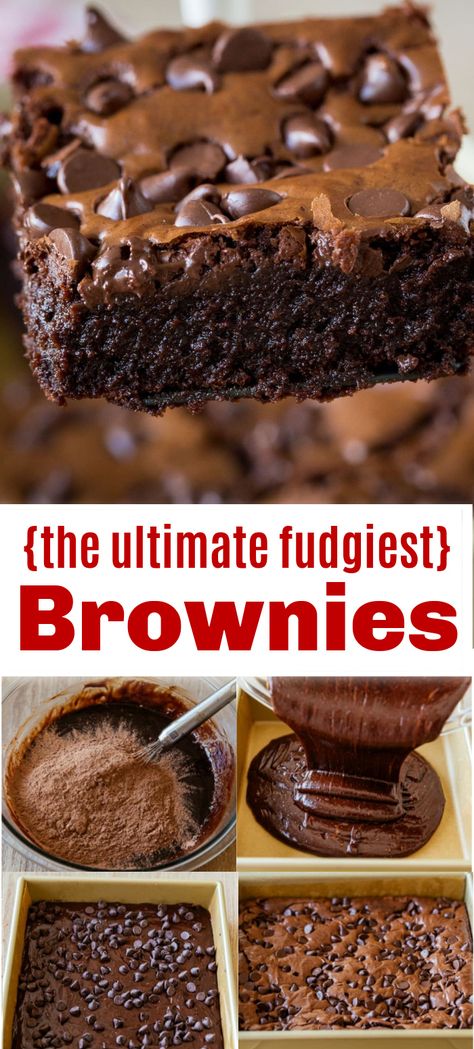 Moist Brownies Recipe, Super Moist Brownies Recipes, Easy To Make Brownies, Best Moist Brownie Recipe, Moist Chocolate Brownies Recipe, Brownie Recipe Without Butter, Best Moist Brownies, Best Brownie Recipe Homemade Moist, Brownie Recipes With Measurements