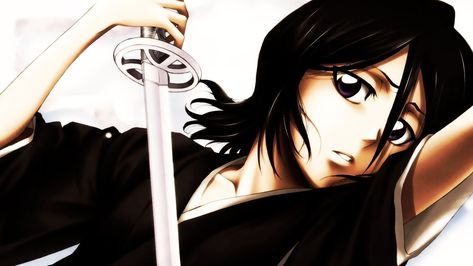 Rukia Wallpaper, Ichigo Wallpaper, Rukia Bleach, Bleach Rukia, Ichigo And Rukia, Rukia Kuchiki, Hd Art, Kuchiki Rukia, Short Hair Black