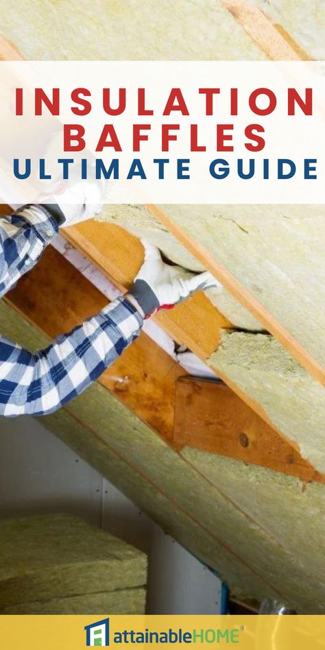 Installing attic insulation baffles is the key to maintaining proper air circulation in your roof. Insulation baffles are cardboard or plastic chutes that act as pathways for air to flow freely through your roof. Baffle insulation ensures adequate ventilation of the roof timbers and prevents the buildup of moisture. This article will explain what attic insulation baffles are, why they’re beneficial for your home, how to choose the right baffles. Insulation Ideas, Affordable Kitchen Remodel, Attic Vents, Zero Energy House, Installing Insulation, Ridge Vent, Remodel House, Smart Home Ideas, Roof Edge