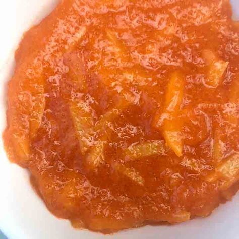 Orange Marmalade [Low Carb & Keto] - Resolution Eats Peach Orange Marmalade Recipe, Sugar Free Marmalade Recipe, Sugar Free Orange Marmalade, Orange Jam Recipes, Orange Marmalade Recipe, Fruit Jam Recipes, Fruit For Diabetics, Sugar Free Jam, Marmalade Recipe