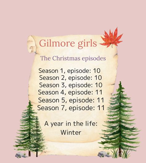 Gilmore Girls Winter Episodes, Gilmore Girls Christmas Episodes, Gilmore Girls Episodes To Watch When, Gilmore Girls Christmas, Best Books For Teens, Christmas Episodes, Christmas Bucket, Christmas Time Is Here, Christmas Feeling