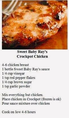 SWEET BABY RAY’S CROCKPOT CHICKEN Slow Cooker Kip, Sweet Baby Rays Crockpot Chicken, Sweet Baby Rays, Diner Recept, Crockpot Dishes, Crock Pot Slow Cooker, Crockpot Recipes Slow Cooker, Crock Pot Cooking, Idee Pasto Sano