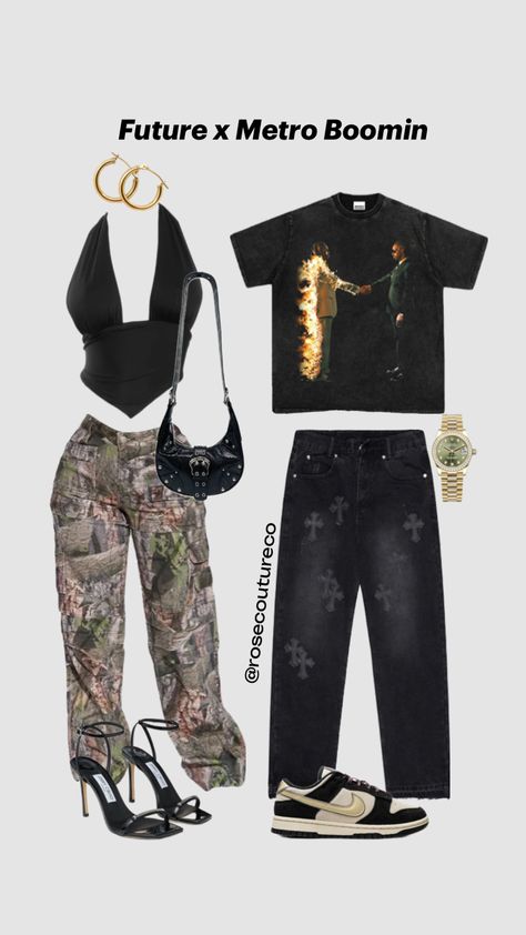 @rosecoutureco Metro Boomin Concert Outfit, Metro Boomin Concert, Future Concert Outfit, Rod Wave Concert Outfit, Rod Wave Concert, Rap Concert Outfit Ideas, Rap Concert Outfit, Future Concert, School Wishlist