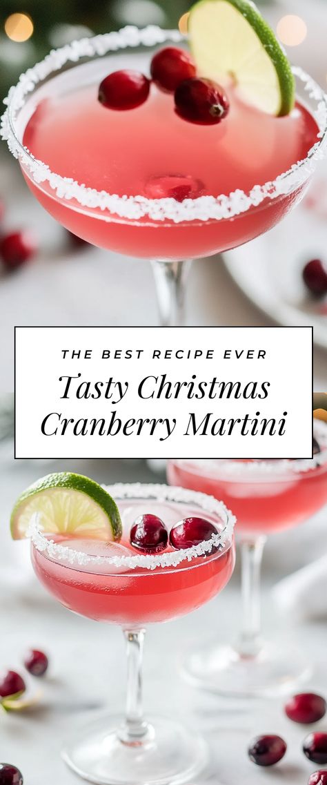 Image for Tasty Christmas Cranberry Martini Christmas Cocktails With Cranberries, Xmas Martini Recipes, Smirnoff Red White And Merry, Cranberry Martini Recipes, Christmas Cranberry Cocktail, Festive Martinis, Christmas Martini Holiday Drinks, Holiday Martinis Christmas, Holiday Martini Recipes