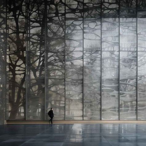 Steel and Glass Building Concept Glass Structure Architecture, Translucent Building, Reflective Glass Facade, Glass Connection Between Buildings, Glass Reinforced Concrete Facade, Glass Building, Building Concept, Digital Museum, Recycled Glass