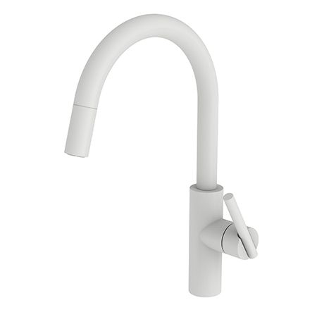 White Faucet Kitchen, White Kitchen Faucet, Design Stage, Pull Down Kitchen Faucet, White Faucet, Faucet Kitchen, Black Kitchen Faucets, Newport Brass, Bar Faucets