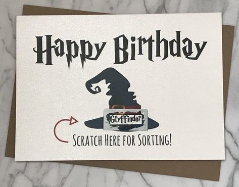 Carte Harry Potter, Harry Potter Card, Harry Potter Birthday Cards, Happy Birthday Harry Potter, Card Sorting, Descendants Mal, Harry Potter Cards, Card House, Ravenclaw Slytherin