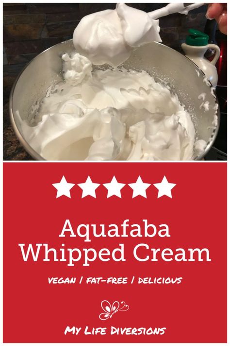 Vegan Pumpkin Mousse, Aquafaba Whipped Cream, Aquafaba Recipes, Best Vegan Cheese, Vegan Birthday, Healthy Journey, Can Of Beans, Vegan Easter, Vegan Whipped Cream