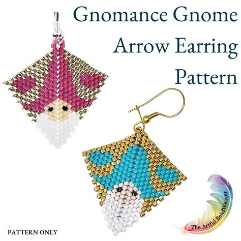 Experience awesomeness! Introducing Gnomance Gnome Pierced Arrow Kite Shape Beadwork Earrings | Pattern Only | Valentine's Day Earring Pattern, available now at an amazing price of $6.00 #PeyotePattern #ValentinesDay #EarringPattern #ArrowEarrings #BeadworkPattern #beadweaving #theartfulbeadweaver #BeadworkEarrings #BeadweavingTutorial #PiercedArrow Kite Earrings, Picture Graphs, Beadwork Earrings, Beadwork Bracelet, Bead Weaving Tutorials, Arrow Earrings, Herringbone Stitch, Beadwork Patterns, Beads Online