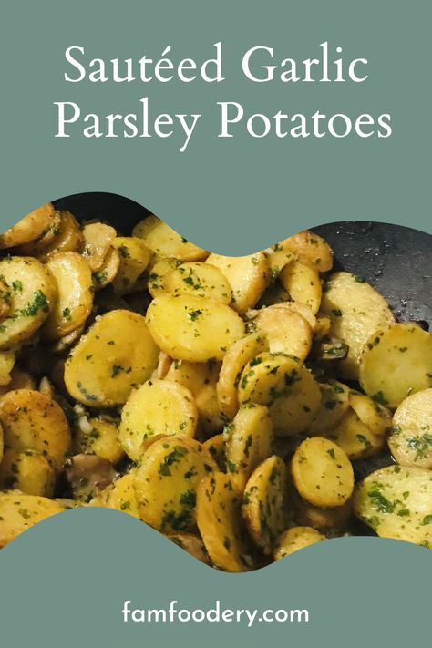 Get the easy recipe for garlic parsley potatoes that makes an excellent side dish for any meal. Stove Top Potatoes, Parsley Potatoes, Veggie Side Dishes, Baby Potatoes, Plant Based Eating, Hearty Soups, Cooking Inspiration, Meatless Meals, Veggie Sides