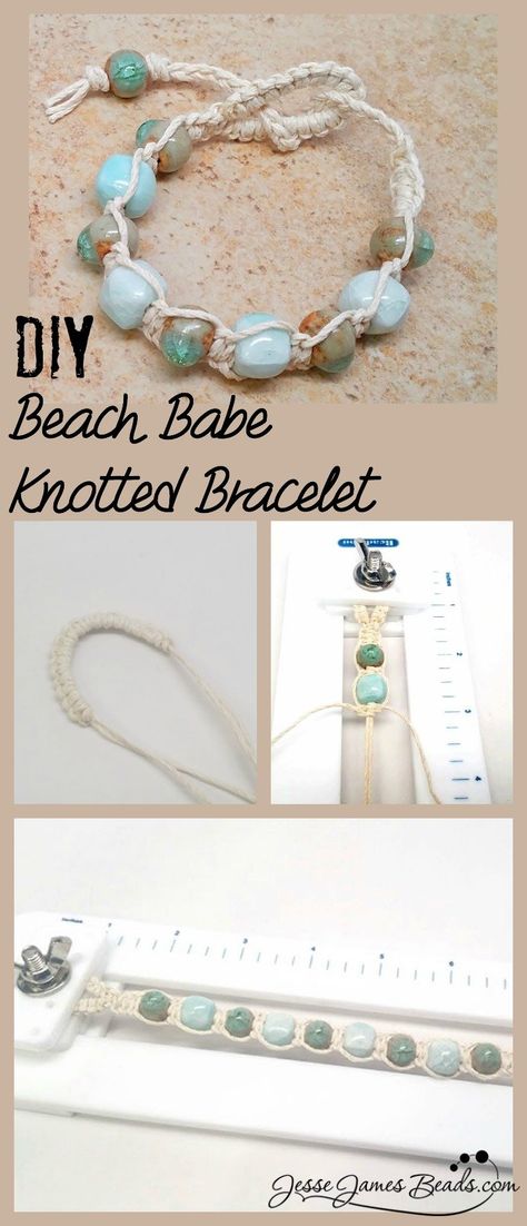 Macrame Beach, Hemp Bracelet, Hemp Jewelry, Hemp Bracelets, Bracelet Knots, Bracelets Diy, Jesse James, Diy Macrame, Homemade Jewelry