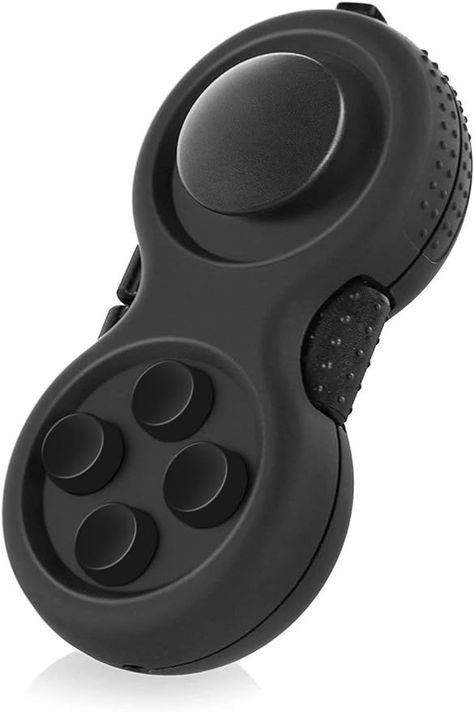 Amazon.com: WTYCD Original Fidget Retro Rubberized Classic Controller Game Pad Fidget Focus Toy with 8-Fidget Functions and Lanyard - Perfect for Relieving Stress : Toys & Games Concentration Games, Game Pad, Cool Fidget Toys, Fidget Cube, Cube Toy, 8 Bits, Massage Roller, Fidget Toy, Fidget Spinner