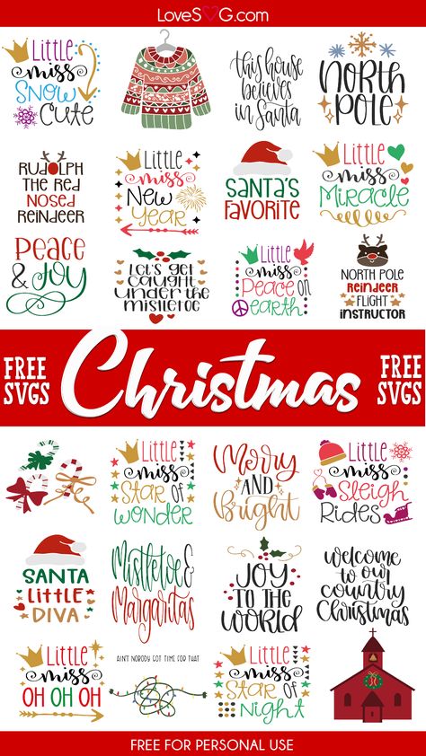 Free Christmas Svg, Cricut Svgs, Cricut Christmas Ideas, Free Svgs, Christmas Vinyl, Cricut Tips, Cricut Christmas, Cricut Projects Beginner, Christmas Svg Files