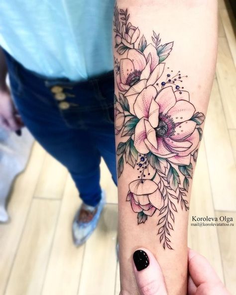 Love the colors and the general aesthetic Inspiration Tattoos, Geniale Tattoos, Dream Tattoos, Trendy Tattoos, Beautiful Picture, S Tattoo, Tattoo Ink, Rose Tattoos, Piercing Tattoo