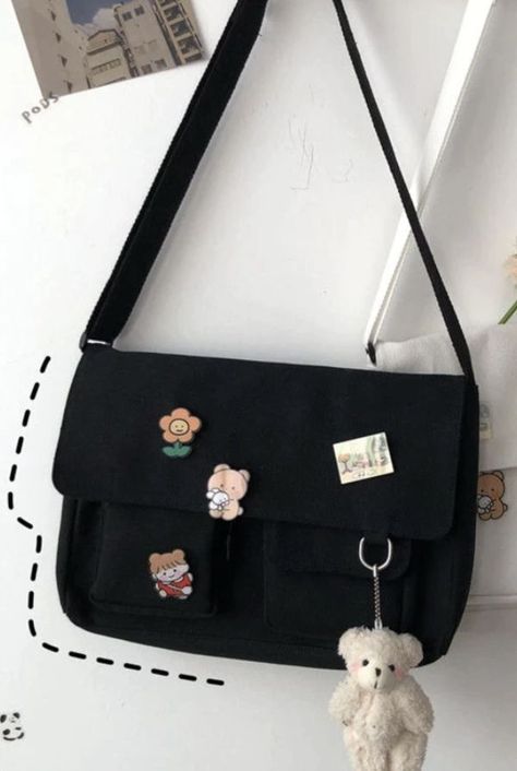 Sling Bags Women Fashion, Sling Bags Women, Everyday Bag Essentials, Cute School Bags, Stylish School Bags, My Style Bags, Aesthetic Bags, Girly Bags, Stylish Backpacks