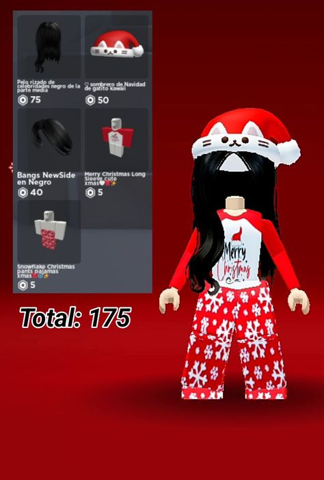 Roblox Christmas Outfit, Roblox Christmas, Roblox Ids, Skins Roblox, Roblox Skin, Roblox Games, Christmas Fits, Avatar Roblox, Female Avatar