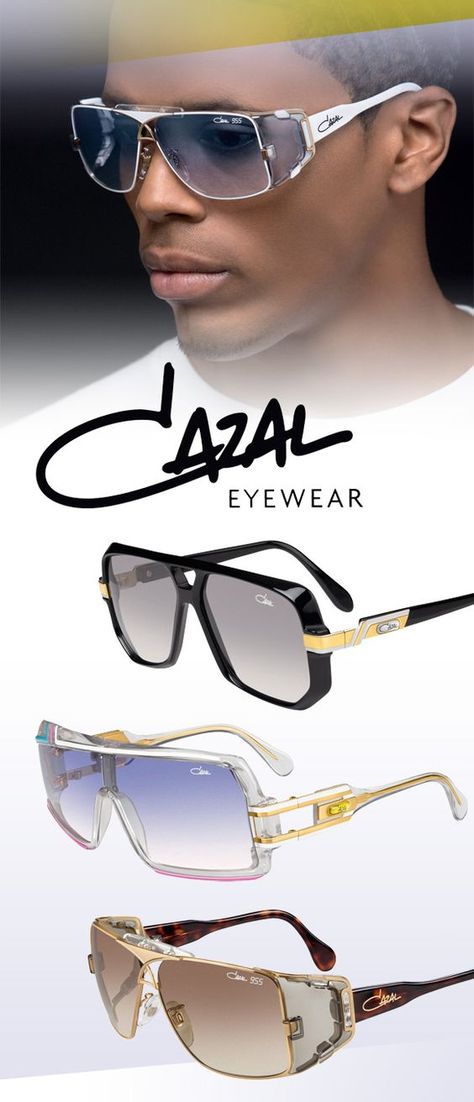 Cazal Eyewear, Legends Collection: 627, 858 and 955 available @metro_optics in the Cazal Eyewear, Douglas Macarthur, Cazal Sunglasses, Mens Designer Sunglasses, Sunglasses Mens, Trendy Jackets, نظارات شمسية, Oakley Men, Mens Eyewear