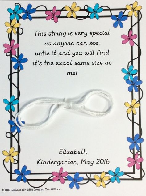 end of the year string poem.  Find free editable end of the school year poem templates that can be edited for your class / students #endoftheyearpoem#endoftheyearpoemforstudents #free#freebie Nursery Graduation Ideas, Nursery Graduation, Preschool Memory Book, Preschool Portfolio, Graduation Activities, All About Me Preschool Theme, Graduation Poems, Preschool Poems, All About Me Crafts