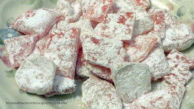 Tried and True Favorite Recipes: Microwave Hard Candy Homemade Turkish Delight, Turkish Delight Recipe, Rock Candy Recipe, Hard Tack Candy, Recipes Microwave, Hard Candy Recipes, Easy Candy Recipes, Cinnamon Candy, Candy Recipe