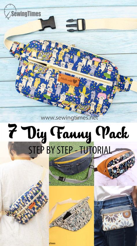 7 Stylish Fanny Pack Designs You Can Make Today! Hip Pack Pattern, Kids Fanny Pack Pattern Free, Quilted Fanny Pack Pattern, Fanny Pack Sewing Pattern Free, Fannypack Pattern, Bum Bag Pattern Free, Diy Fanny Pack Pattern Free, Fanny Pack Pattern Free, Fanny Pack Sewing Pattern