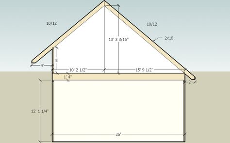 Saltbox Garage, Saltbox Roof, Rocking Chair Woodworking Plans, Shed Design Plans, Bbq Shed, Roof Truss Design, Chair Woodworking Plans, Garage Roof, Mansard Roof