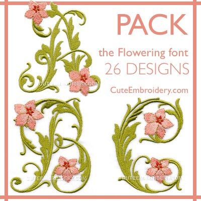 Cute Embroidery Designs, Embroidery Designs Cute, Free Machine Embroidery Designs Patterns, Cute Alphabet, Font Packs, Cute Embroidery, Designs Patterns, Free Machine Embroidery Designs, Free Machine Embroidery