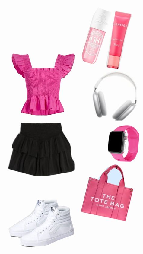 preppy fit! #preppy Simple Preppy Outfits, Cute Outfits Girly, Preppy Teen Outfits, Clothes Shuffles, Preppy School Outfits, Preppy Items, Preppy Outfits Aesthetic, Preppy Products, Preppy Must Haves