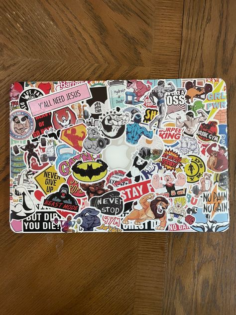 Laptop Case Stickers, Laptop Decoration, Macbook Stickers, High School Life, Sticker Bomb, New Laptops, Logo Sticker, Case Stickers, Laptop Computers