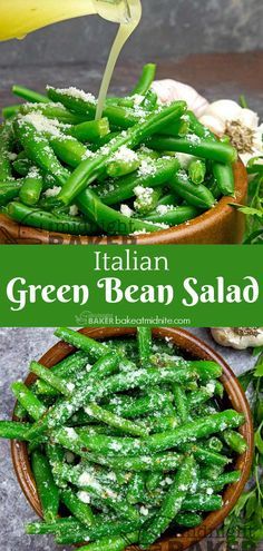 Green Bean Recipes Salad, Cold Green Bean Recipes, Green Bean Salad Cold, Marinated Recipes, Marinated Green Beans, Green Bean Salad Recipes, Italian Green Beans, Green Beans Side Dish, Green Bean Casserole Easy