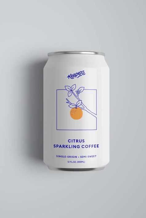 Sparkling Coffee brewed naturally in Brooklyn - Keepers Sparkling Co. Desain Merek, Drinks Packaging Design, Graphisches Design, Banner Web, Corporate Identity Design, Design Presentation, Graphic Design Packaging, Chocolate Packaging, Food Packaging Design