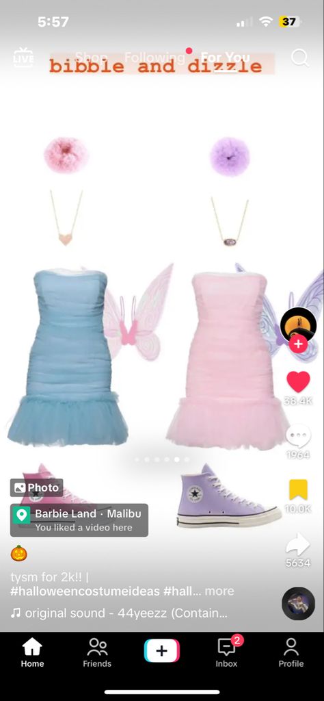 bibble and dizzle halloween costume Bibble And Dizzle Costume, Iconic Dous Outfits Halloween, Barbie Duo Halloween Costume, Bibble Barbie Halloween Costume, Halloween Duos Best Friends Costume Ideas, Barbie Duo Costume, Bibble Halloween Costume, Bibble Barbie Costume, Bibble Costume