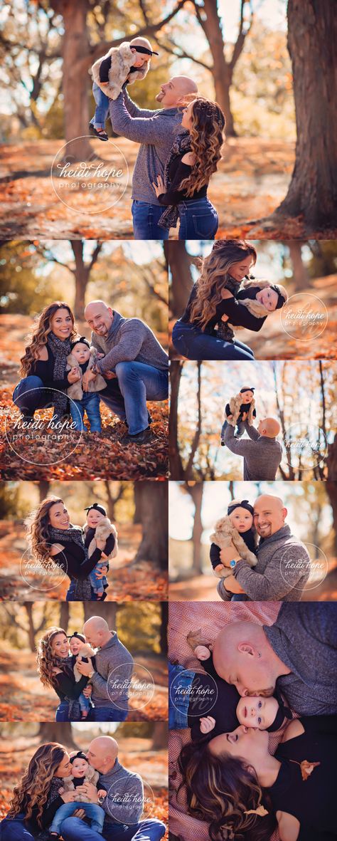 6 Month Shoot, Fall Baby Photos, Fall Photoshoot Family, Autumn Princess, Fall Baby Pictures, Baby Family Pictures, First Family Photos, Cute Family Photos, Family Photos With Baby