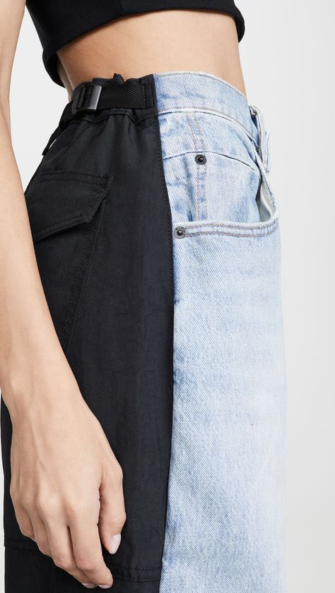 Denim x Alexander Wang Pack Mix Pants #Sponsored , #Ad, #Wang, #Alexander, #Denim, #Pants, #Mix Alexander Wang Jeans, Cfda Awards, China Fashion, Alexander Wang, Denim Pants, Ankle Length, Accessories Design, Designer Clothing, Alexander