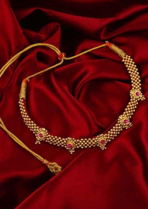 Maharashtrian Jewellery Thushi, Thusi Necklace Gold, Traditional Jewelry Maharashtrian, Marathi Jewellery Traditional, Maharashtrian Jewellery Traditional, Thushi Necklace Gold, Traditional Maharashtrian Jewellery, Maharashtrian Jewellery, 1 Gram Gold Jewellery