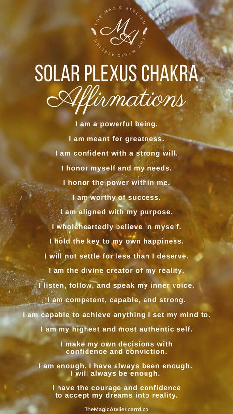 Chakra Quotes Spirituality Affirmations, Solar Chakra Affirmations, Balance Solar Plexus Chakra, Solar Plexus Chakra Stones, Solar Plexus Essential Oils, Solar Plexus Crystals, How To Open Solar Plexus Chakra, Crystals For Solar Plexus Chakra, Solar Chakra Healing