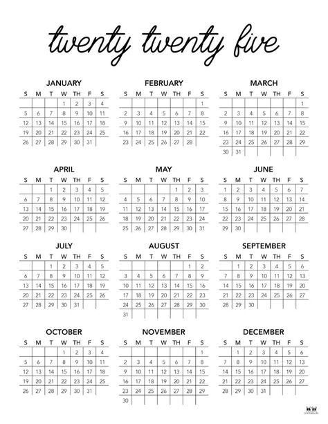 Choose from 29 different 2025 yearly wall calendars. Portrait and landscape orientation, with and without holidays. 100% FREE. Print from home! 2025 Yearly Calendar, 2025 Calendar Printable Free Yearly, Full Year Calendar, Printable Calendar Pages, 2025 Year, Year Calendar, Annual Calendar, Landscape Orientation, Wall Calendars