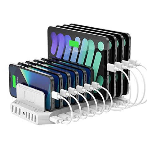 Charging Shelf, Ipad Charging Station, Charger Organizer, Fire Kids, Divider Design, Best Ipad, Visual Studio, Charger Station, Usb Charging Station