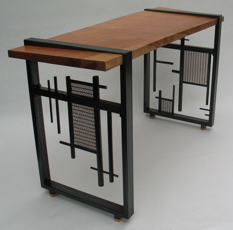 DK Works: Custom Furniture & Metalwork: <!--2-->Furniture Custom Steel Furniture, Table Base Design, Wood Bench Outdoor, Welded Furniture, Metal Furniture Design, Durable Furniture, Table Cafe, Iron Furniture, Creative Furniture