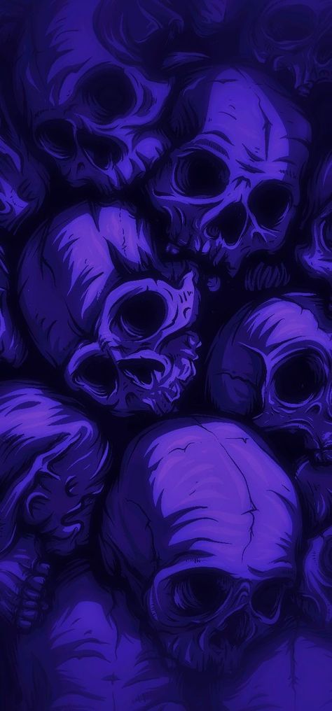 Purple Tentacle Aesthetic, Creepy Purple Wallpaper, Purple Skull Pfp, Purple Skull Aesthetic, Purple Skeleton Wallpaper, Purple Goth Wallpaper, Blue Skull Wallpaper, Purple Skull Wallpaper, Purple Skeleton