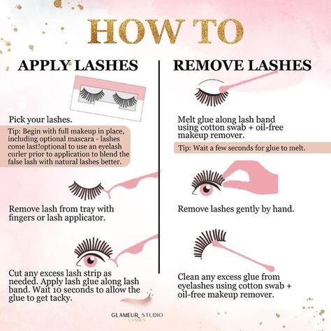 Remove Eyelash Glue, Lashes Tutorial, How To Remove Glue, Eyelash Tips, Makeup Help, Best Lashes, Eyelash Glue, Cotton Swab, Free Tips