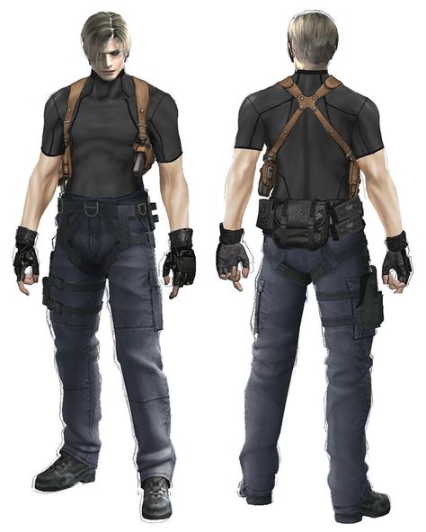 Leon S. Kennedy Concept Resident Evil 4 Leon, Resident Evil Collection, Resident Evil 4, Resident Evil Game, Costume Anime, Resident Evil Leon, Character Outfits, Resident Evil, A Man