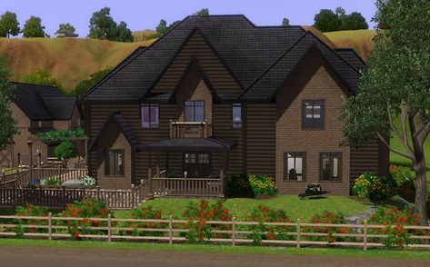 Sims 3 Cc Finds, Sims 1, Sims House, Sims 3, Ranch House, Cabin, House Styles