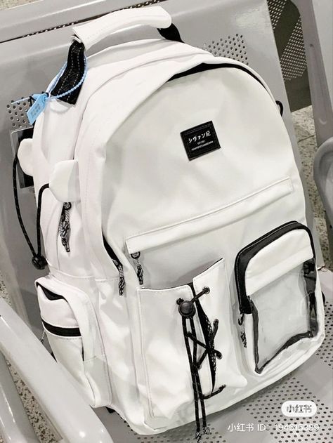 Cute School Bag Aesthetic, Backbag School Aesthetic, Bags Aesthetic School, Ransel Aesthetic, Tas Sekolah Korean Style, Korean School Backpack, School Bags Aesthetic, Aesthetic Backpacks For School, Aesthetic Bags For School