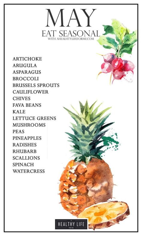 Seasonal Produce Guide, Seasonal Produce, Eat Seasonal, Food Charts, Vegan Bowls, Spring Vegetables, Food Info, Diet Vegetarian, Seasonal Food