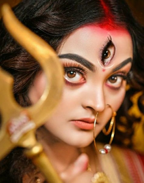 Anna Bhau Sathe Photo, Goddess Attire, Maa Tara, Navratri Devi Images, Goddess Makeup, Durga Mantra, Indian Bride Makeup, Best Couple Pics For Dp, Acrylic Painting Inspiration