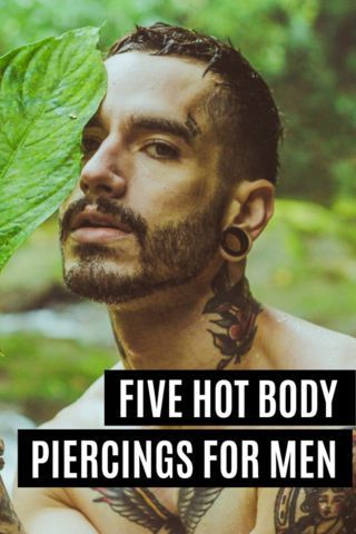 Mens Body Piercings, Cool Men’s Ear Piercings, Male Body Piercings, Piercings Unique Body Baddie, Guy Belly Button Piercing, Piercing Genital Male, Mens Piercings Aesthetic, Men Facial Piercings, Men With Belly Button Piercings