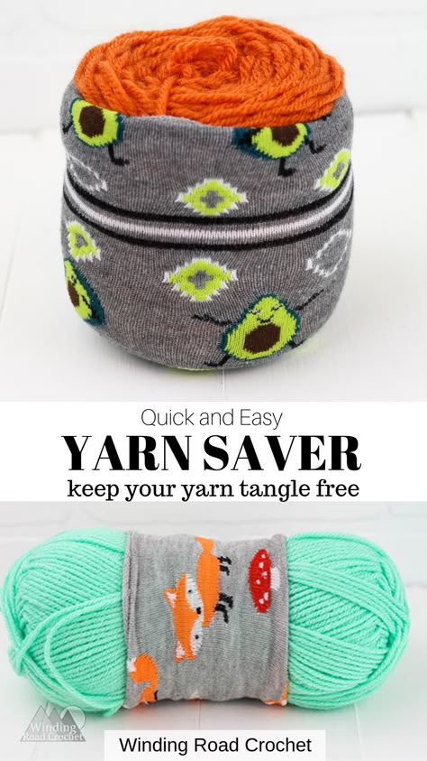 Yarn Storage Ideas, Diy Yarn Holder, Winding Road Crochet, Cheap Yarn, Crochet Organizer, Yarn Organization, Knitting Help, Yarn Holder, Free Yarn