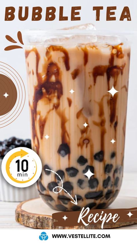 tea, bubble tea, recipe, burger recipe, foods, food recipes Make Bubble Tea At Home, Make Bubble Tea, Bubble Tea At Home, Boba Tea Recipe, Bubble Tea Recipe, Tea At Home, Quick Lunch Recipes, Tea Recipe, Boba Tea